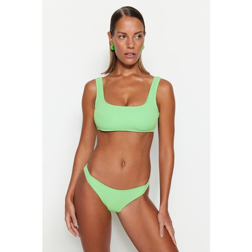 Trendyol Bikini Bottom - Green - Textured Slike