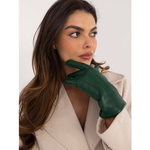 Wool Fashion Italia Gloves-AT-RK-239804.86-dark green Slike