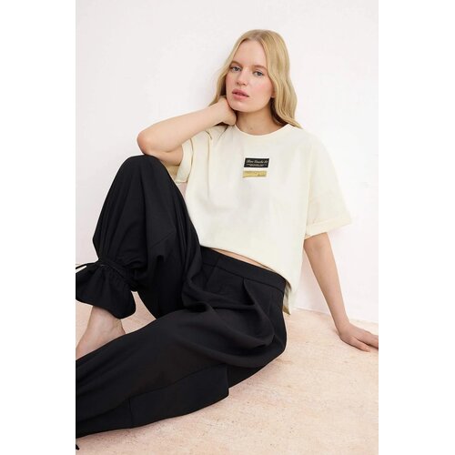 TRENDYOLMILLA Ženska majica TWOSS26TS00122, Bela Cene