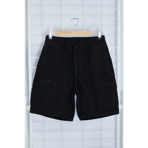 Trendyol Anthracite Regular Fit Cargo Pocket Denim Jeans Shorts &amp;amp; Bermuda Slike