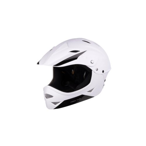 Force kaciga downhill junior, mat bela s-m ( 902165 ) Slike