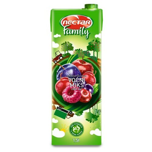 Nectar family negazirani sok voćni mix, 1.5L Cene