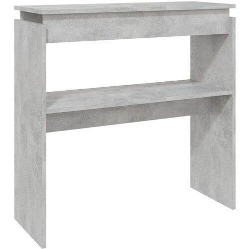 Maison Chic konzolna miza - miza ob steni betonsko siva 80x30x80 cm inženirski les, (21786015) Cene
