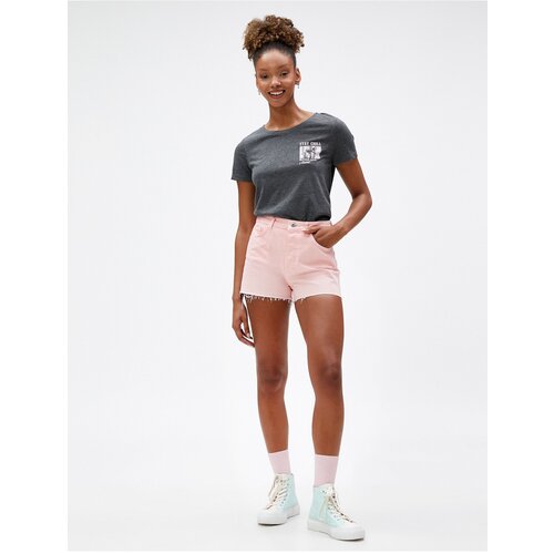 Koton T-Shirt - Gray - Regular fit Slike