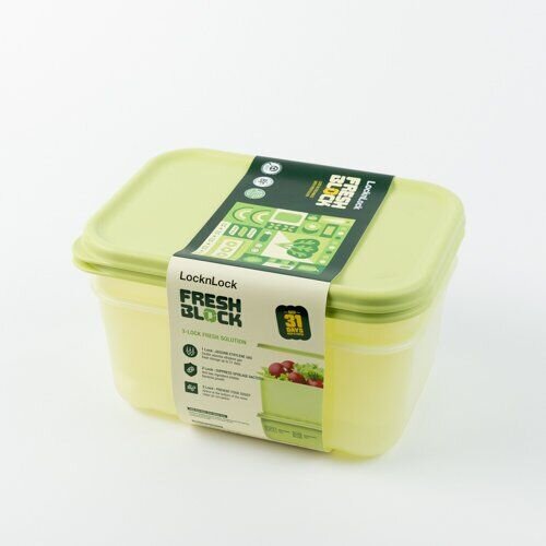 LocknLock Set posuda Fresh Block 1.5l, 2 komada, Zeleni Cene
