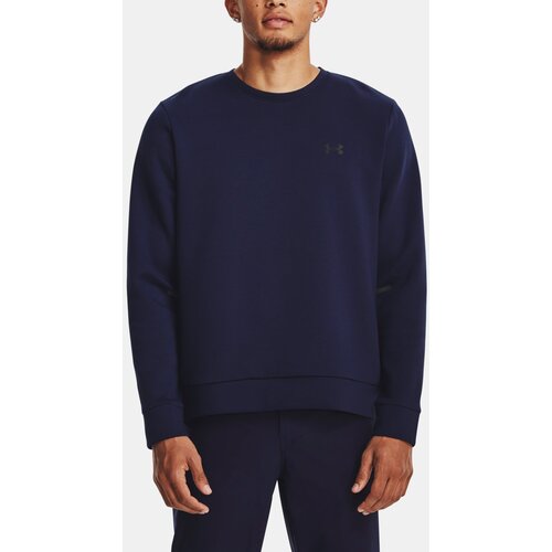 Under Armour Sweatshirt UA Unstoppable Flc Crew-BLU - Mens Cene