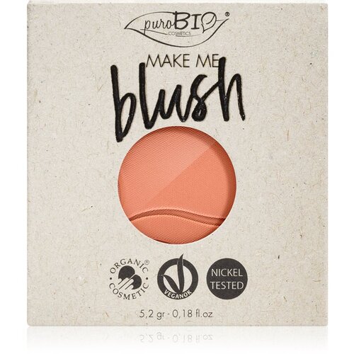 puroBIO cosmetics compact blush refill - 02 koralno ružičasta (mat) Cijene
