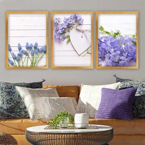 Wallity Set uramljenih slika 3AC_32738270, 3 dijela Cijene
