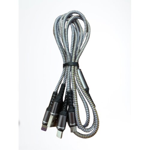 Wertor Kabel USB B(M) 3in1 iPh/C/mikro USB B (M) 5V 3A fast charging Slike