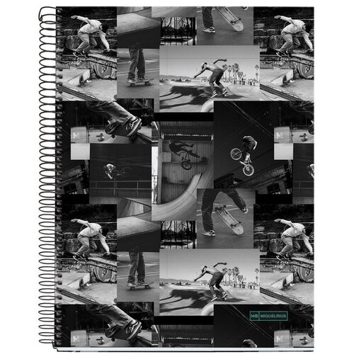 Apli Kolegij blok A4 70g 140L spiralni kocke Extra rigid cardboard lifestyle skate park MR4195 Slike