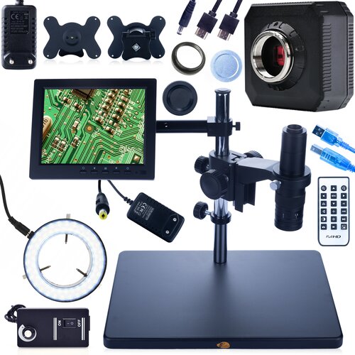Rosfix digitalni mikroskop earth pro MCEP-0,5X + 8-PALČNI zaslon+ročaj+prilagodljiva 56XLED osvetlitev+kamera orion pro, (22084157) Cene