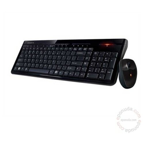 Gigabyte GM-KM7580 black tastatura Slike