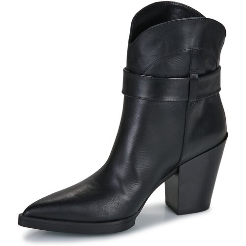 Karl Lagerfeld KOWBOY Buckle Mid Boot Crna Slike