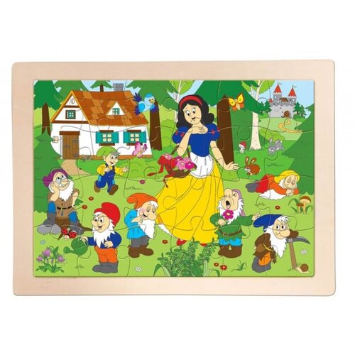 Woody's drvene puzzle-Snjeguljica Cene