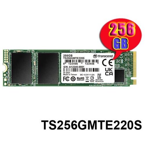 Transcend SSD 256GB M.2 NVMePCIe Gen3 x4,3,300/1,1250 MB/s Cijene