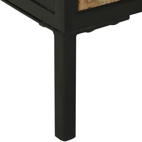  Kreveta s ladicama 70 x 35 x 70 cm Čvrsto drvo manga - 70 x 35 x 70 cm 2 vrata i 2 ladice Slike