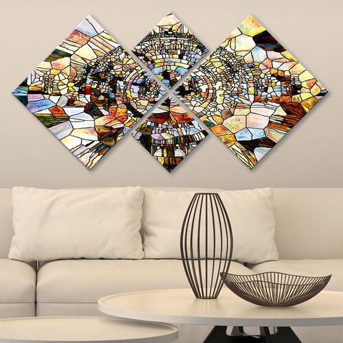 Wallity slika 4MDF771690895, 60x115 cm, 4 dela Cene