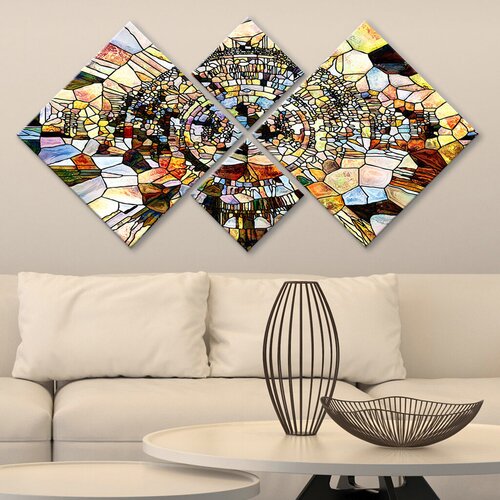 Wallity slika 4MDF771690895, 60x115 cm, 4 dijela Cene