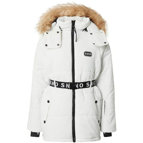 Top Shop Zimska jakna crna / bijela