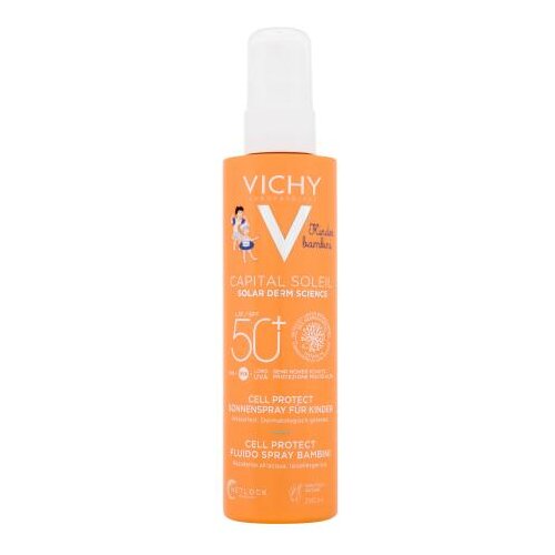 Vichy Capital Soleil Kids Cell Protect Water Fluid Spray SPF50+ sprej za zaštitu od sunca za tijelo i lice 200 ml Cene