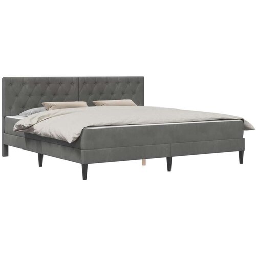  Okvir kreveta s madracem Tamno siva 180 x 200 cm Bar&amp;scaron;un - Jjedan Slike