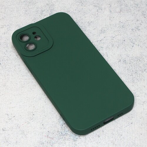 maska silikon pro camera za iphone 12 6.1 tamno zelena Slike