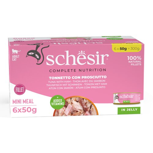 Schesir Complete Nutrition fileti u želeu 6 x 50 g - Tuna sa &scaron;unkom Cijene