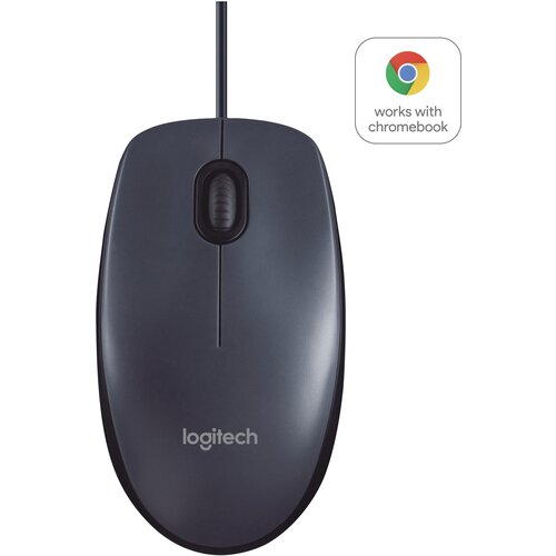 Logitech B100 Bežični miš, Optički, 800 DPI, Crni Slike