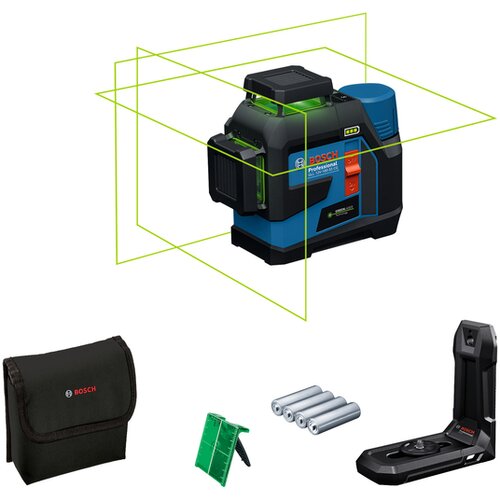 Bosch građevinski laser gll 12V-100-33 cg + lb 10 + AA1 + 4 x 1,5V lr 6 aa baterije 0601065400 Cene