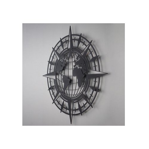 WALLXPERT dekorativni metalni zidni pribor world map APT425LS Slike