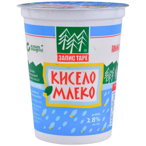 Zapis Tare Kiselo mleko 2,8%mm 380g Cene