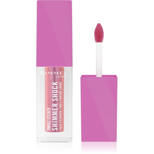 Rimmel London Thrill Seeker Shimmer Shock tekuće sjenilo za oči sa &amp;scaron;ljokicama nijansa 003 Frozen Bubblegum 3.5 ml Slike