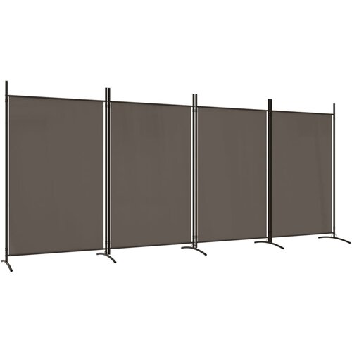 Maison Chic Paravan - Sobne pregrade 4-delni antracitna 346x180 cm blago, (22112065) Cene