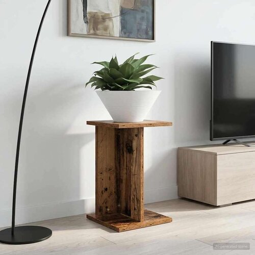  Stalak za biljke 2 pcs Staro drvo 25 x 25 5 x 40 5 cm Cene