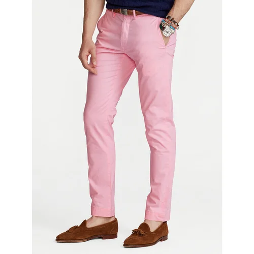 Polo Ralph Lauren Chino hlače 710704176009 Roza Slim Fit