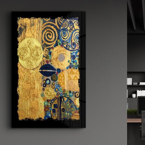 WALLXPERT Dekorativna slika na kaljenom staklu, 70x110cm, Šareno Cene