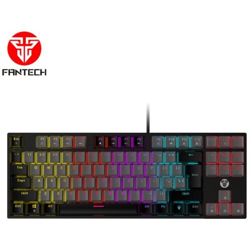 Fantech Mehanicka Gaming MK876 RGB Atom TKL siva (Blue switch) Cene
