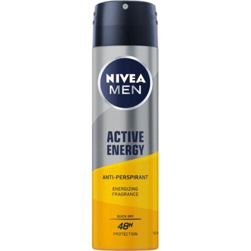 Nivea Antiperspirant sprej Men Active energy, 150ml Slike