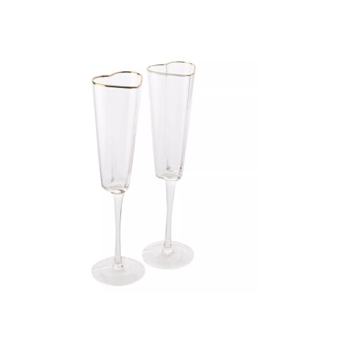 Widdop & Co. Amore - Ča&scaron;e set 2 - Amore, Heart Shaped, Flute Cene