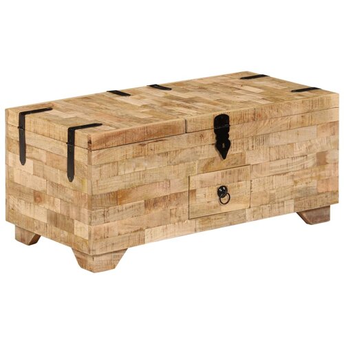 Furnova Klubska mizica iz trdnega mangovega lesa 80x40x35 cm, (21913821) Slike