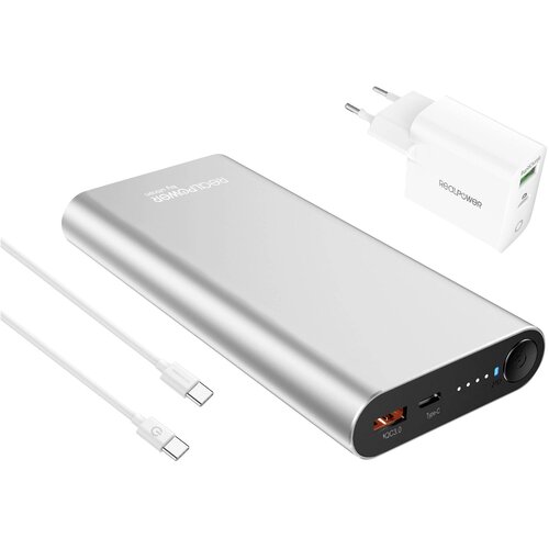 REAL POWER RealPower PB-20000PD Lithium-Ion (Li-Ion) 20000 mAh Aluminium Slike