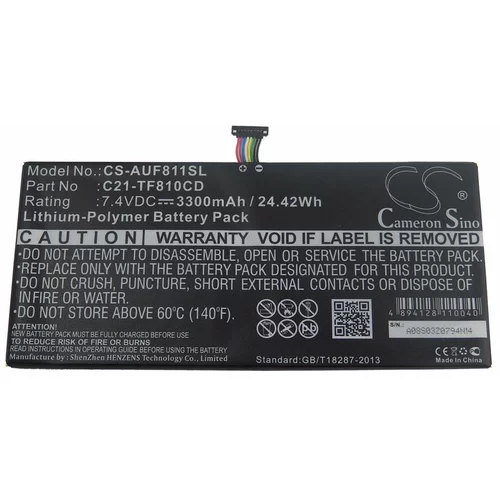 VHBW Baterija za Asus VivoTab TF810CD, 3300 mAh