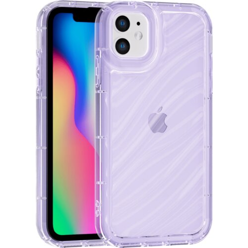 Apple aurora wave maska za iphone 11 - ljubičasta Slike