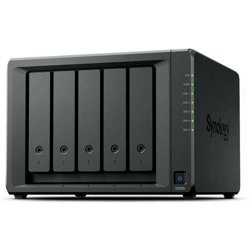 Synology DX525 Expansion Unit, 5-bay ( 2.5 or 3.5 SATA HDD/SSD), for DS925+, DS725+, DS1525+ in DS1825+ DX525 Cene