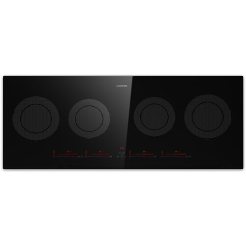 Klarstein Masterzone Slim Round, indukcijska ploča za kuhanje, maks. 7200 W, ugradbeni, 4 zone Cijene