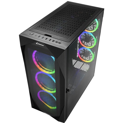 Sharkoon Kući&amp;scaron;te gaming, REV300, RGB, E-ATX, ventilator 3x140mm, 4&amp;times;120 mm Slike