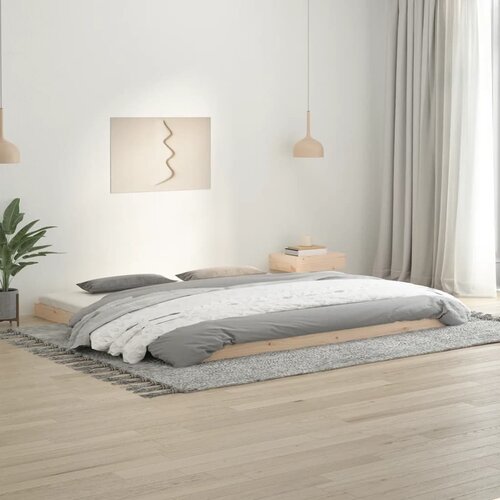  Okvir za krevet 200 x 200 cm od masivne borovine Cijene