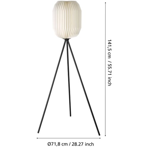 Eglo 44104 - podna lampa belgrave 1xE27/40W/230V Slike