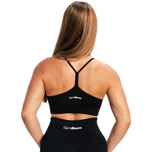 GymBeam Sportski grudnjak Sculpt Seamless Black Slike