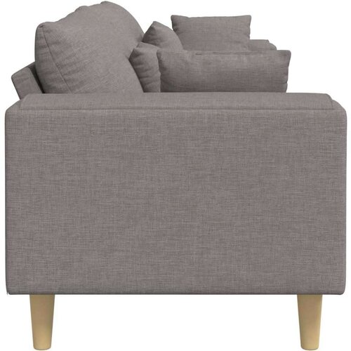  Tkaninska sofa s jastukom Sivo-smeđa 208 cm tkanina Slike